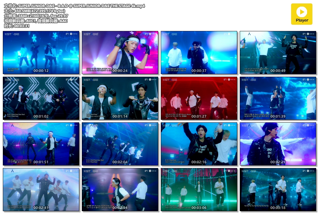 SUPER JUNIOR-D&E - B.A.D @ SUPER JUNIOR-D&E THE STAGE 4k.mp4